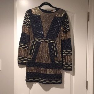 Sunset + Spring sequin dress size small